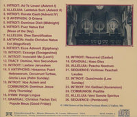 Sisters Of The Most Precious Blood: Select Chants Of The Liturgical Year