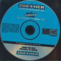 2GE+HER: U+ME=US (Calculus) / Unity: Breaking All The Rules Promo w/ Back Artwork - NeverDieMedia