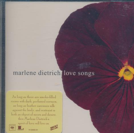 Marlene Dietrich: Love Songs w/ Hype Sticker