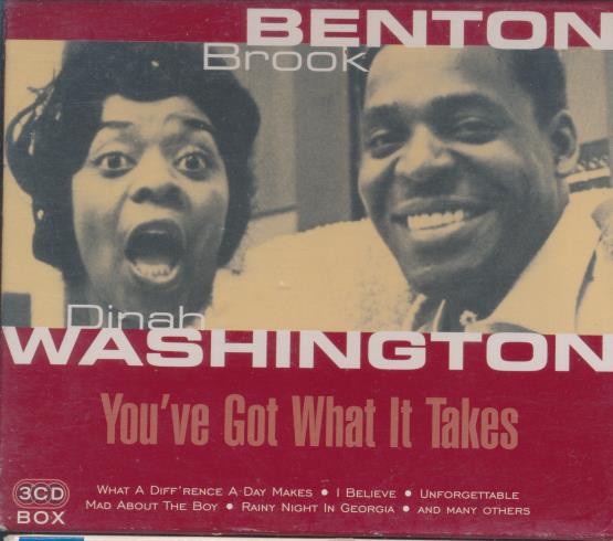 Brook Benton & Dinah Washington: You've Got What It Takes 3-Disc Set