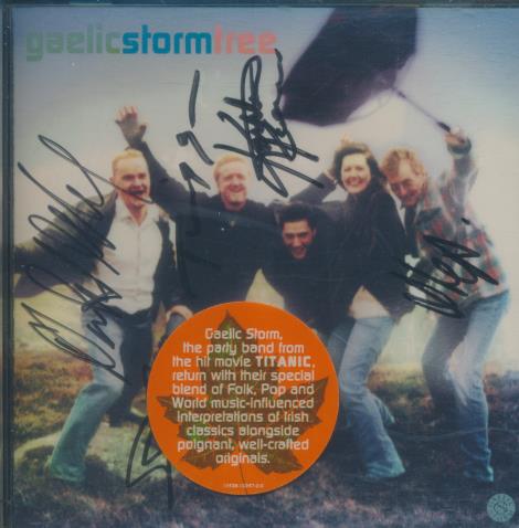 Gaelic Storm: Tree Signed w/ Hype Sticker