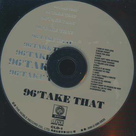 Take That: 96' Take That w/ No Artwork
