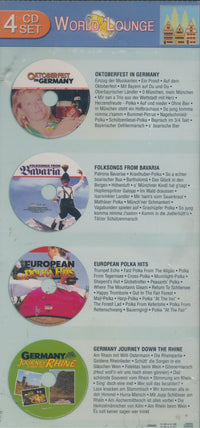 World Lounge: Oktoberfest In Germany 4-Disc Set w/ Damaged Case