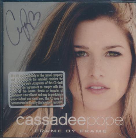 Cassadee Pope: Frame By Frame Signed