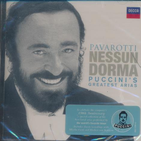 Luciano Pavarotti: Nessun Dorma: Puccini's Greatest Arias w/ Hype Sticker & Cracked Case