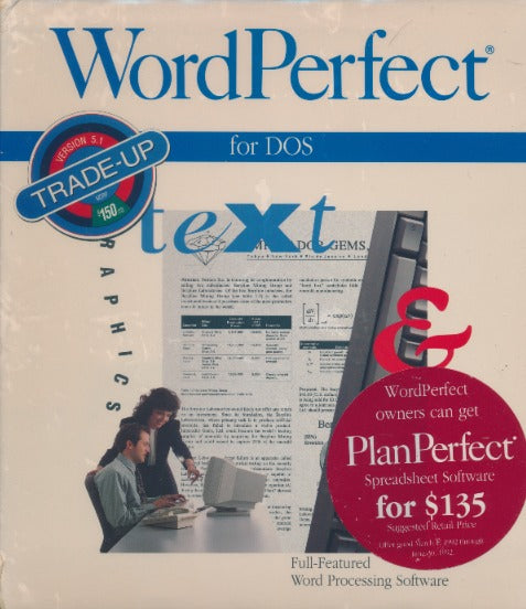 WordPerfect 5.1 w/ Manual