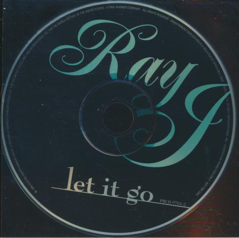 Ray J: Let It Go Promo w/ Back Artwork