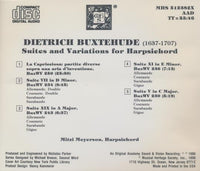 Dietrich Buxtehude: Suites And Variations For Harpsichord