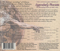 The Genesis Recordings Of Legendary Pianists: The Recording Event Of 1905-1913 Vol. 1