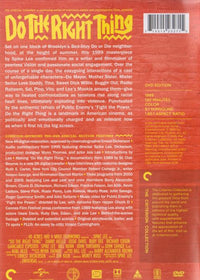 Do The Right Thing The Criterion Collection 2-Disc Set w/ Booklet