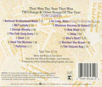 Tom Lehrer: That Was The Year That Was