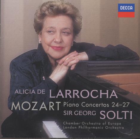 Alicia De Larrocha: Mozart: Piano Concertos 24-27 2-Disc Set