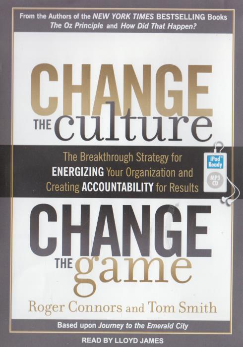 Change The Culture, Change The Game MP3 Unabridged