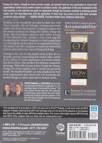 Change The Culture, Change The Game MP3 Unabridged
