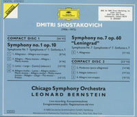 Dmitri Shostakovich: Symphony No.1 / Symphony No.7 "Leningrad" 2-Disc Set