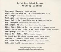 Anthony Castelo: Bayan Ko, Mahal Kita... Signed