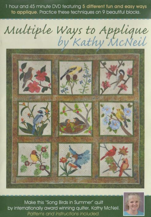 Multiple Ways To Applique By Kathy McNeil