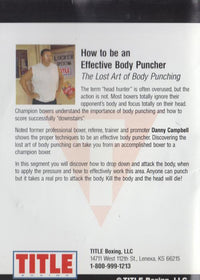 Title Boxing: How To Be An Effective Body Puncher: The Lost Art Of Body Punching