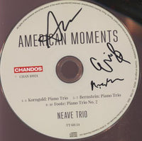 Neave Trio: American Moments Signed