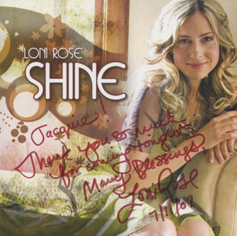 Loni Rose: Shine Signed