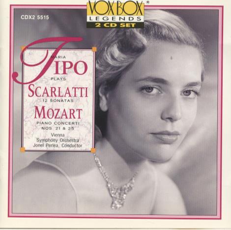 Maria Tipo: Plays Mozart & Scarlatti 2-Disc Set