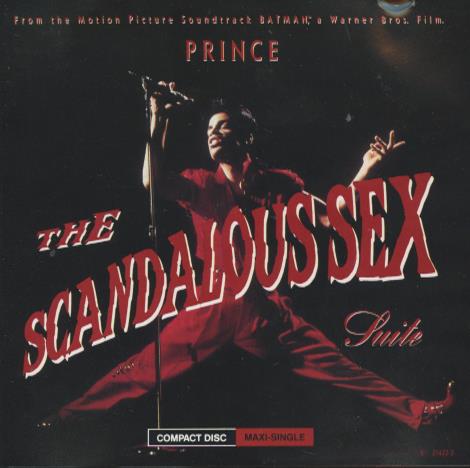 Prince: The Scandalous Sex Suite w/ Writing On Disc