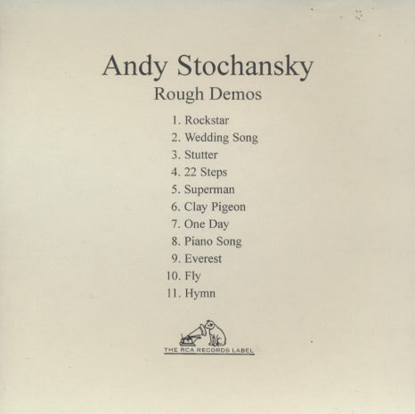 Andy Stochansky: Rough Demos Promo w/ Water Damaged Artwork