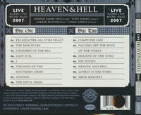 Heaven & Hell: Live Radio City Music Hall 2007 2-Disc Set w/ Promo Stamped Artwork