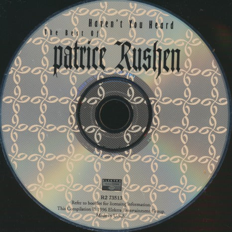 Patrice Rushen: Haven't You Heard: The Best Of Patrice Rushen w/ Back Artwork