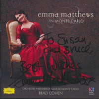 Emma Matthews: In Monte Carlo Signed w/ Case Slip