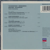 Joshua Bell: Tchaikovsky / Wieniawski / Brahms / Schumann: Violin Concertos 2-Disc Set w/ Hype Sticker & Cracked Case