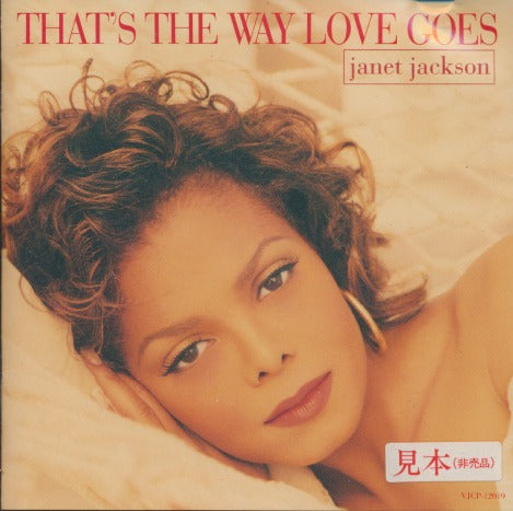 Janet Jackson: That's The Way Love Goes Japan 6-Track Promo w/ Front Artwork & OBI Strip