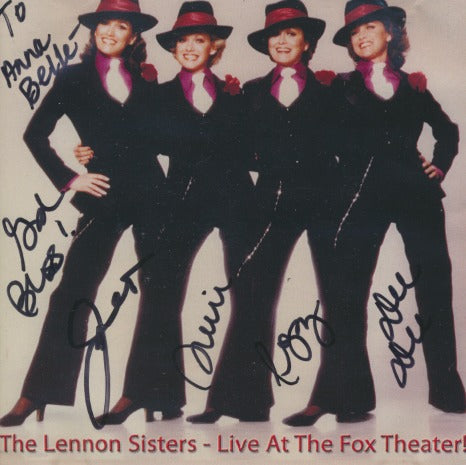 The Lennon Sisters: Live At The Fox Theater! Signed