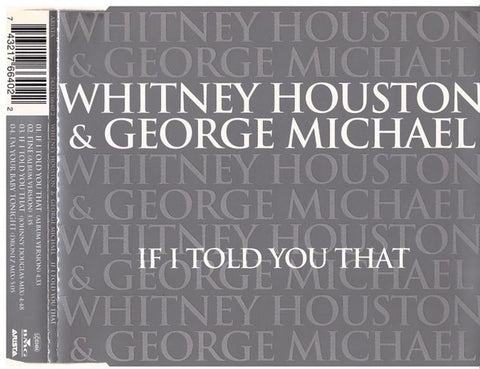 Whitney Houston & George Michael: If I Told You That 4-Track Maxi-Single
