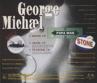 George Michael: Killer / Papa Was A Rollin' Stone 3-Track Promo w/ Back Artwork