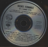 Vicente Fernandez: Los 15 Grandes Exitos w/ Back Artwork