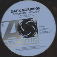 Mark Morrison: Return Of The Mack 1-Track Promo w/ Back Artwork & Damaged Artwork