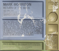 Mark Morrison: Return Of The Mack 1-Track Promo w/ Back Artwork & Damaged Artwork