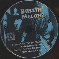 Bustin' Melonz: Flippin' Off The Tip 4-Track Promo w/ Back Artwork