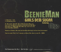 BeenieMan Featuring Mya: Girls Dem Sugar 2-Track Promo