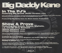 Big Daddy Kane: In The PJ's 3-Track Promo
