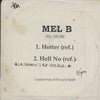 Mel B: Hotter / Hell No 2-Track Reference Promo