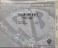 Jasmine Guy: Try Me 2-Track Promo w/ Back Artwork