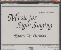 Robert W. Ottman: Music For Sight Singing Sixth Edition