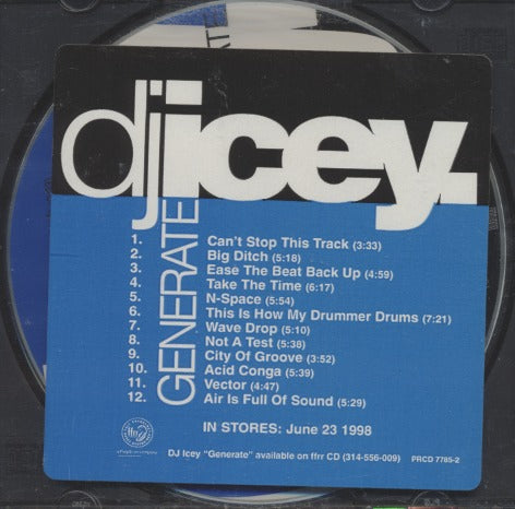 DJ Icey: Generate Advance Promo w/ Hype Sticker
