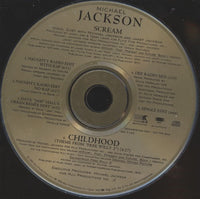 Michael Jackson: Scream: The Remix Edits 6-Track Promo w/ Paper Slip & No Artwork