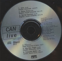 Can: Live 1971-1977 2-Disc Set Advance Promo w/ No Artwork