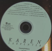 Karen Carpenter: Karen Carpenter 12-Track Promo w/ Front Artwork