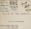 Janet Jackson: State Of The World 11-Track Promo w/ Writing On Artwork