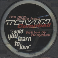 Tevin Campbell: Could You Learn To Love 2-Track Promo w/ Hype Sticker & Cracked Case